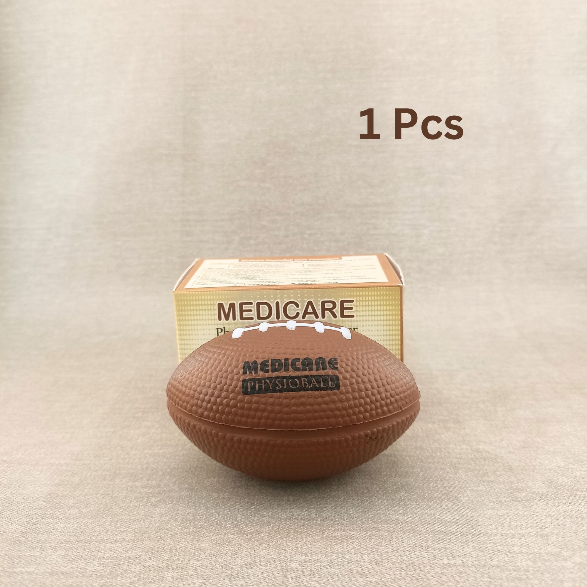 Medicare Physio Ball, 1 to 4 Pcs, Rugby Shaped Stress Relief Ball, Rugby Squishy Stress Relief Ball, Squeeze Ball, Imported Physio Ball, Hand Strengthening exercise, Hand Rehabilitation Exercise, Mini Football Sports Stress Ball, Made in Taiwan