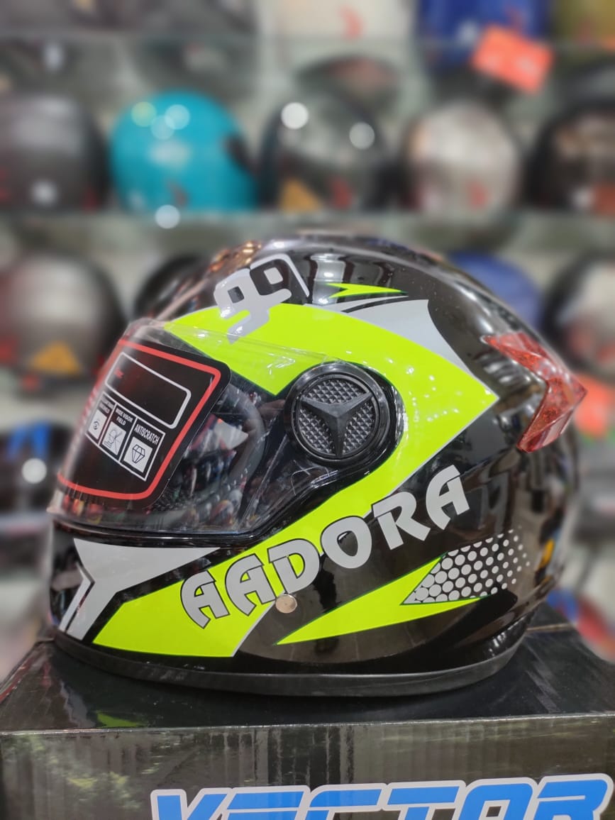 Buraak Helmet for Bike In Black Matte And Shine Full Face Daraz.pk