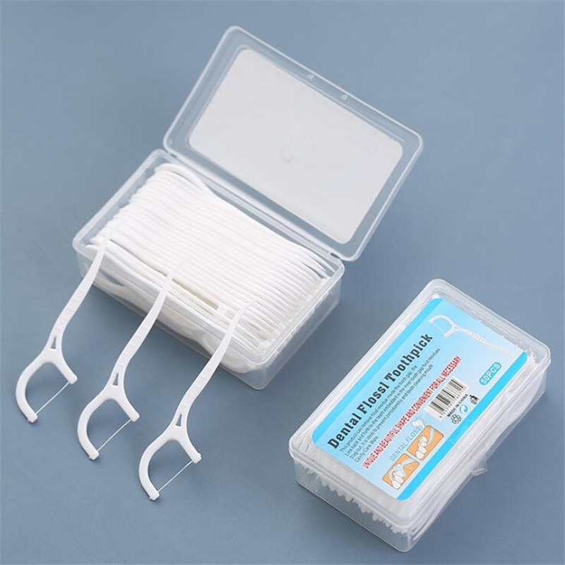Toothpick & Dental Floss 2-in-1 (30 Pcs) for Teeth Cleaning | Portable 30 Pcs Toothpick and Dental Floss Oral Care Kit | Best Dental Floss and Toothpick Tool for Complete Oral Hygiene