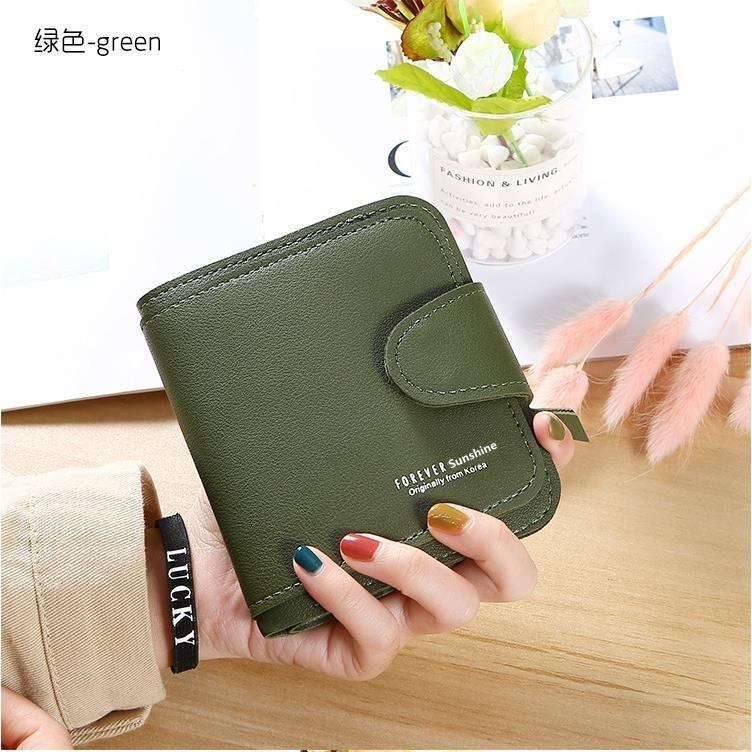 HOW.R.U  Small Ladies Mini Trifold Short Wallet for Women and Girls Coin Pouch Card Holder and Clutches