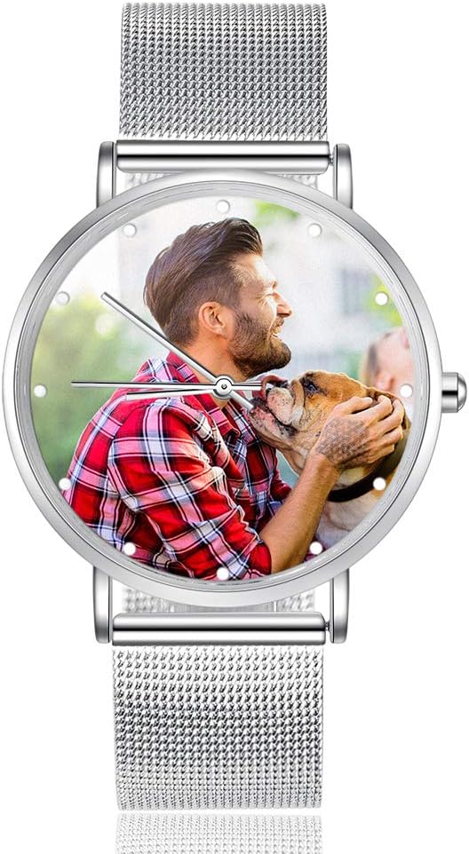 Your Photo and name on your Watch Customized photo watch
