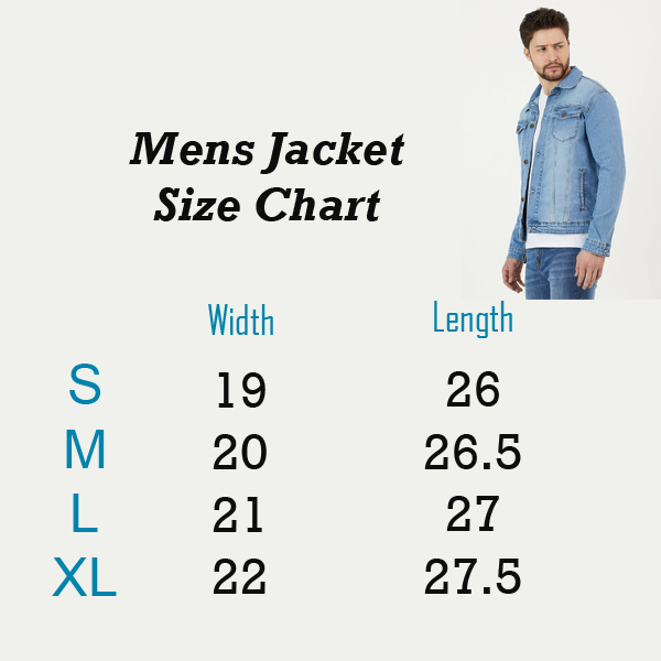 Mens Clothing Denim Jacket Stretchable