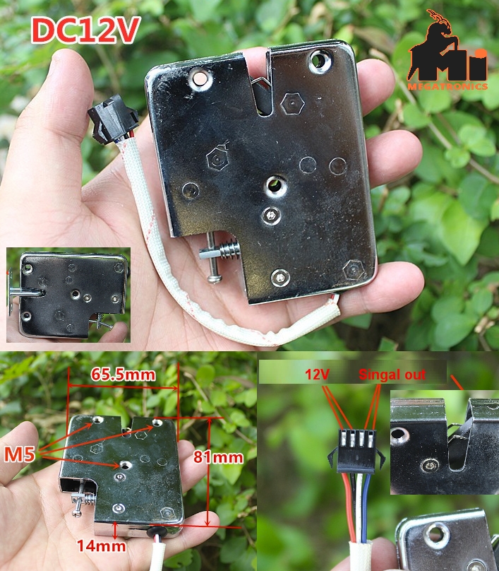 12V DC door lock core vending machine laundry