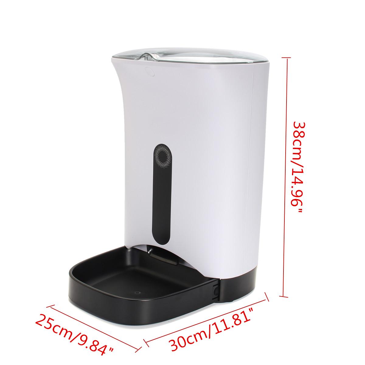 Automatic Pet Feeder For Cat Dog Ios Android App Wifi Cam Timer