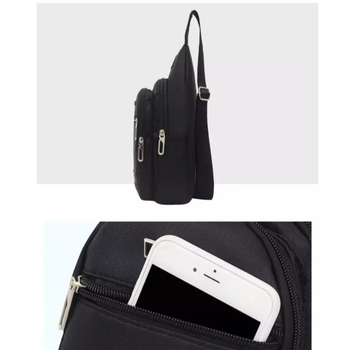 Man Male Cross Body Bags Men Sling Bag Crossbody Pouch Clutch Chest Bag Travel Rider Dispatch Bag Beg Chest Pack Men Messenger Bags Casual Travel Rucksack Flap Male Sling Shoulder Strap Back Bags New