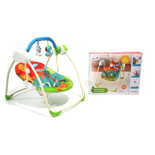 deluxe bouncer portable swing