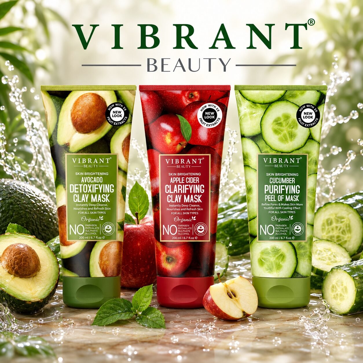 Vibrant Beauty Face Masks Deal (Pack of 3) | Personal Care Set