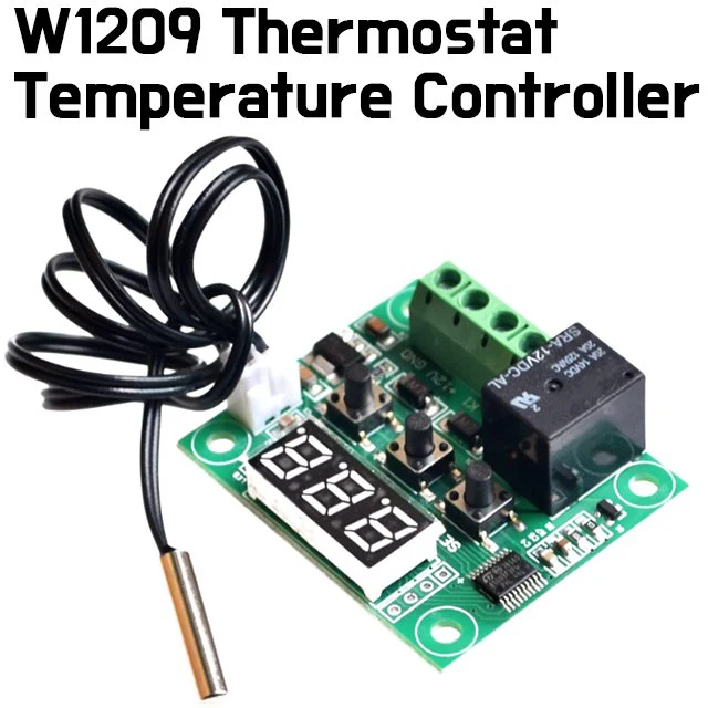 W1209 DC12V Digital Thermostat Temperature Controller Incubator Controller | DC 12V thermostat temperature control switch