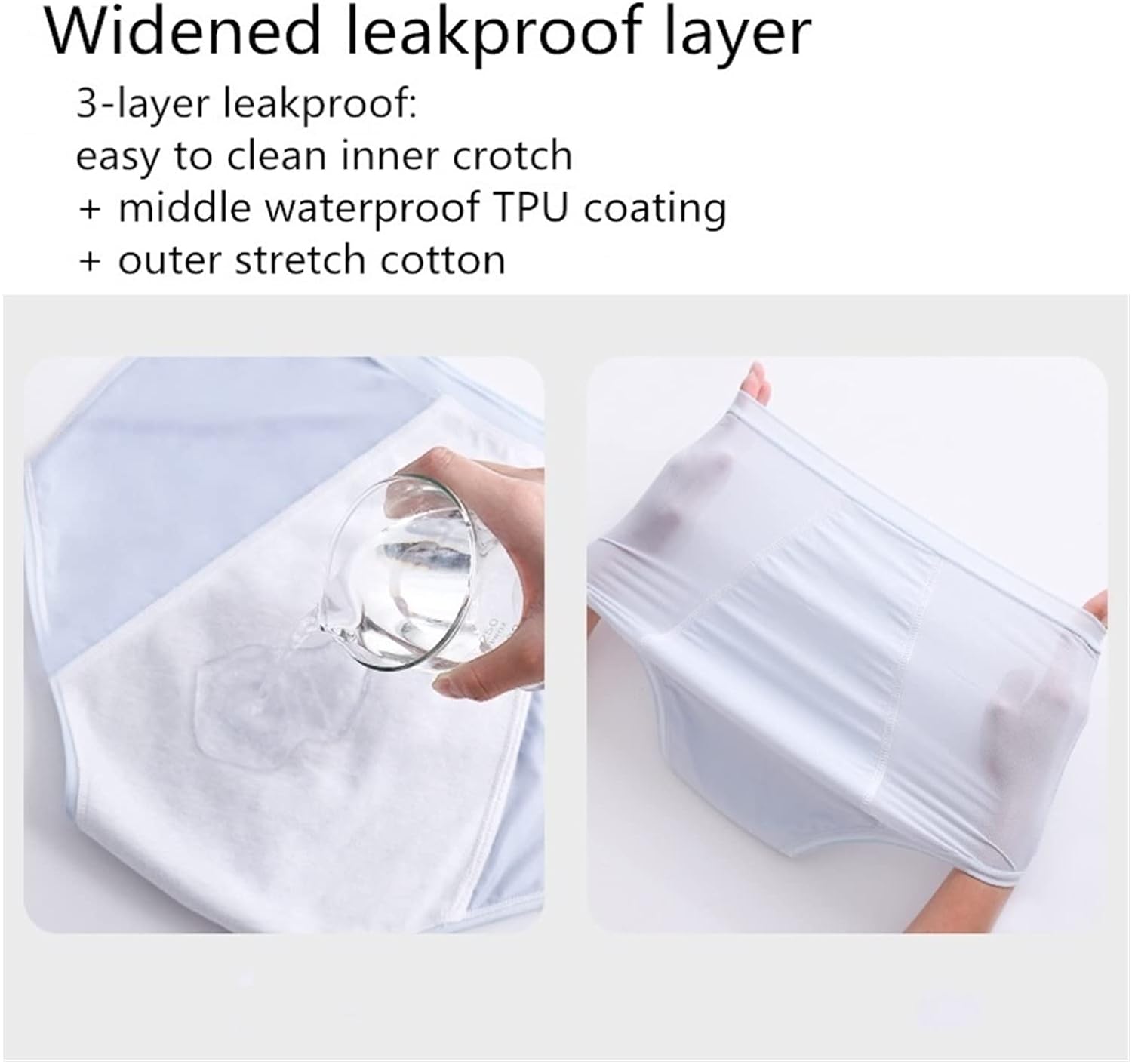Period Panty Leak Proof, Absorbent Underwear, Menstrual Underwear