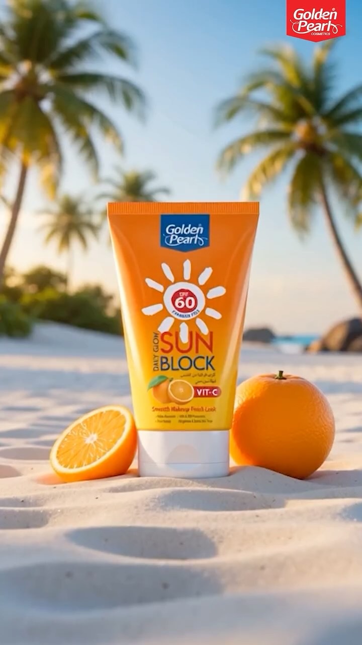 Golden Pearl SPF 60 Vitamin C Sunscreen – Brightening Daily Glow