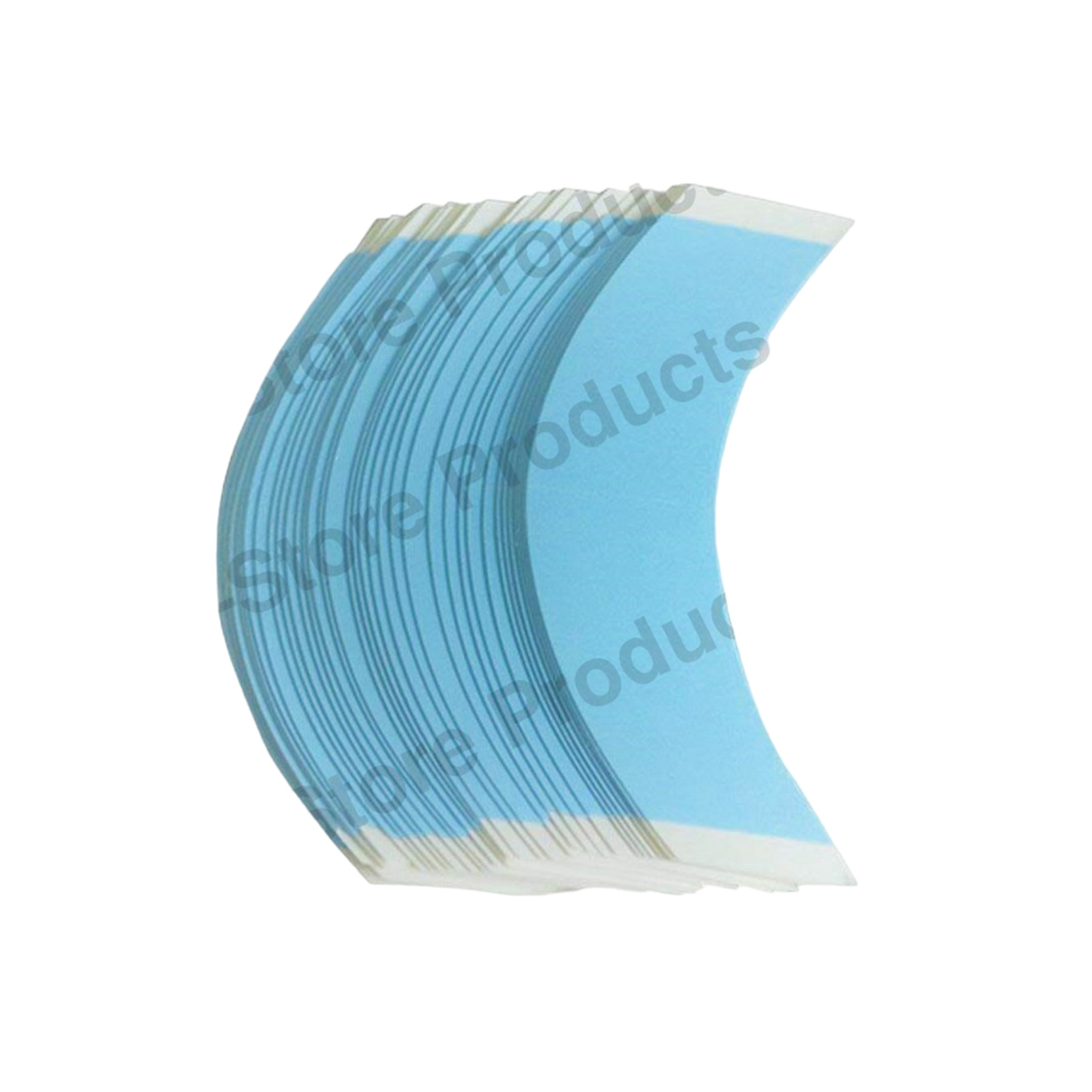 8 x Front Lace Original USA made Waterproof (3 inch) BLUE Strips for Hair Wig Unit - Very Strong Hold (5-7 Days) Double-sided Adhesive Tape