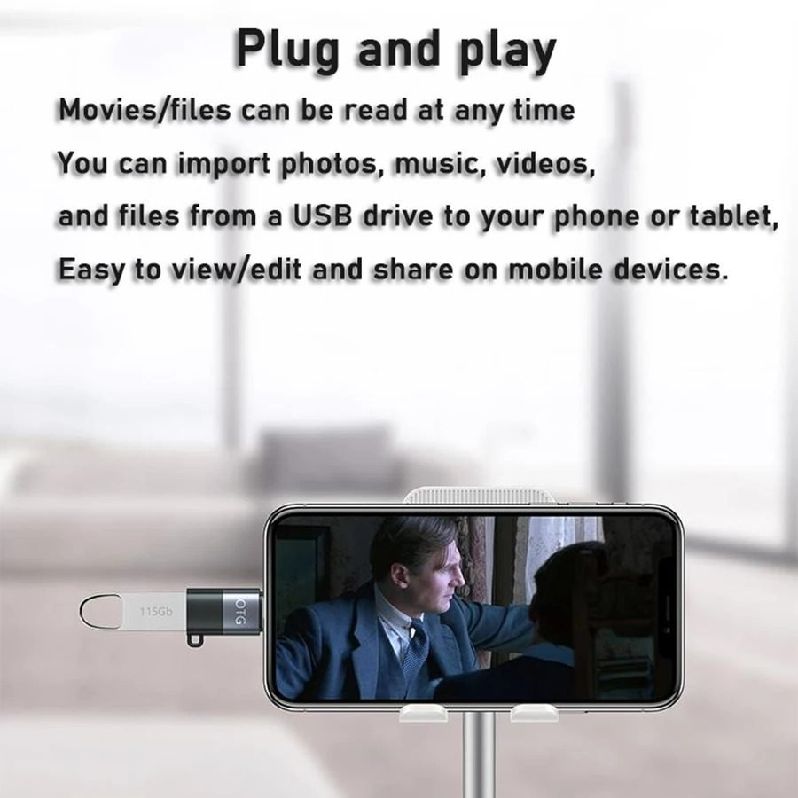 Microphone / Handsfree Connector Type C to Lightning Eye Phone Android for Wireless Mic Lavalier Converter For Boya and other mics