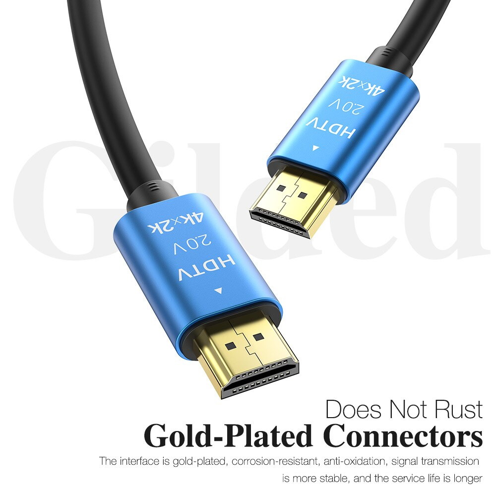 HDMI Cable Ultra High-speed 4K/60Hz for Xiaomi Mi Box PS5 HDMI Splitter Cable HDMI Dolby Vision 48Gbps HDMI for Computer Projector
