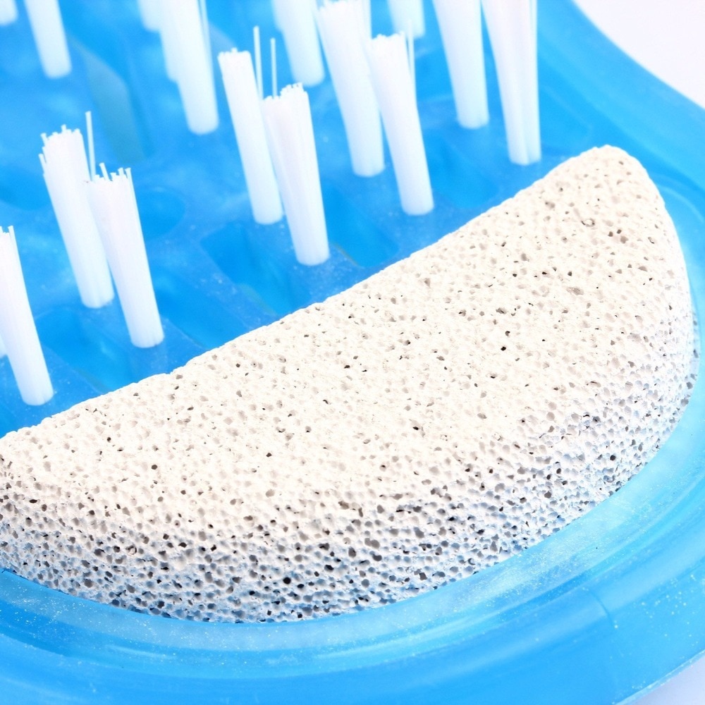 1Pcs Shower Bathroom Foot Massage Cleaning Slipper Feet Exfoliating Cleaner Suction Brush Daraz.pk