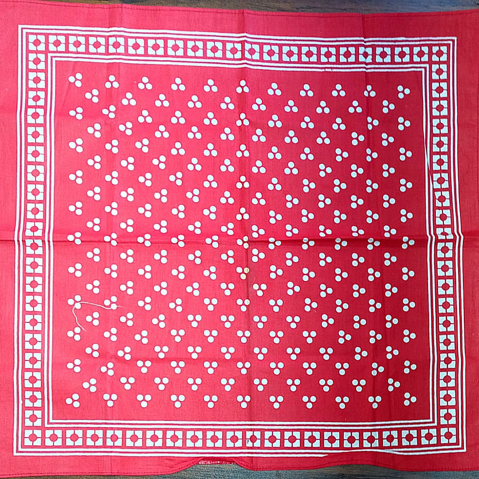 BANDANA SCARF HEAD WRAP FOR MEN WOMEN PACK OF 3 PAISLEY PRINTED COTTON BANDANA FOR BOTH BOYS & GIRLS  ETHNIC BANDANA FOR MEN HEAD / BLACK COLORED PRINTED HEADBAND MAROON, BLUE & RED COLOUR.