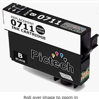INK CARTRIDGE (071XL Black )Epśon T0711 