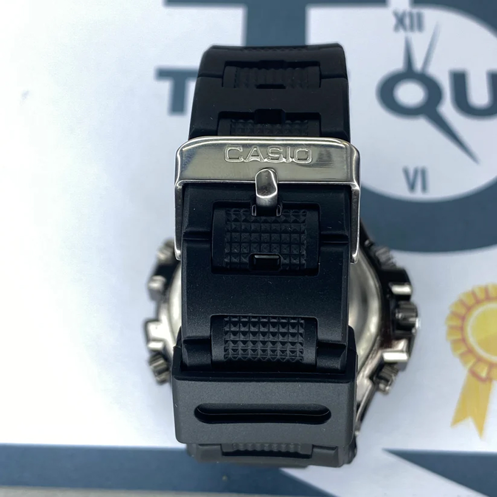 Heavy Duty GSTW-300 Men’s Sports Watch Dual Display Analog Digital Shockproof 20BAR Water Resistant Rugged Metal Dial Multifunctional Outdoor Timepiece