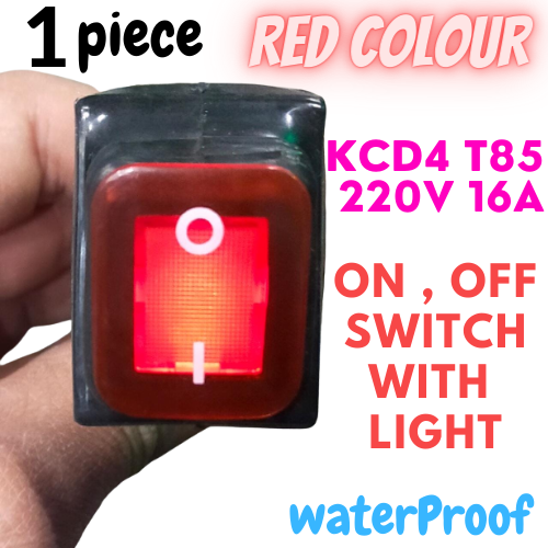 New Waterproof IP68 220V 16A ON/OFF Toggle Switch with LED Light for ...