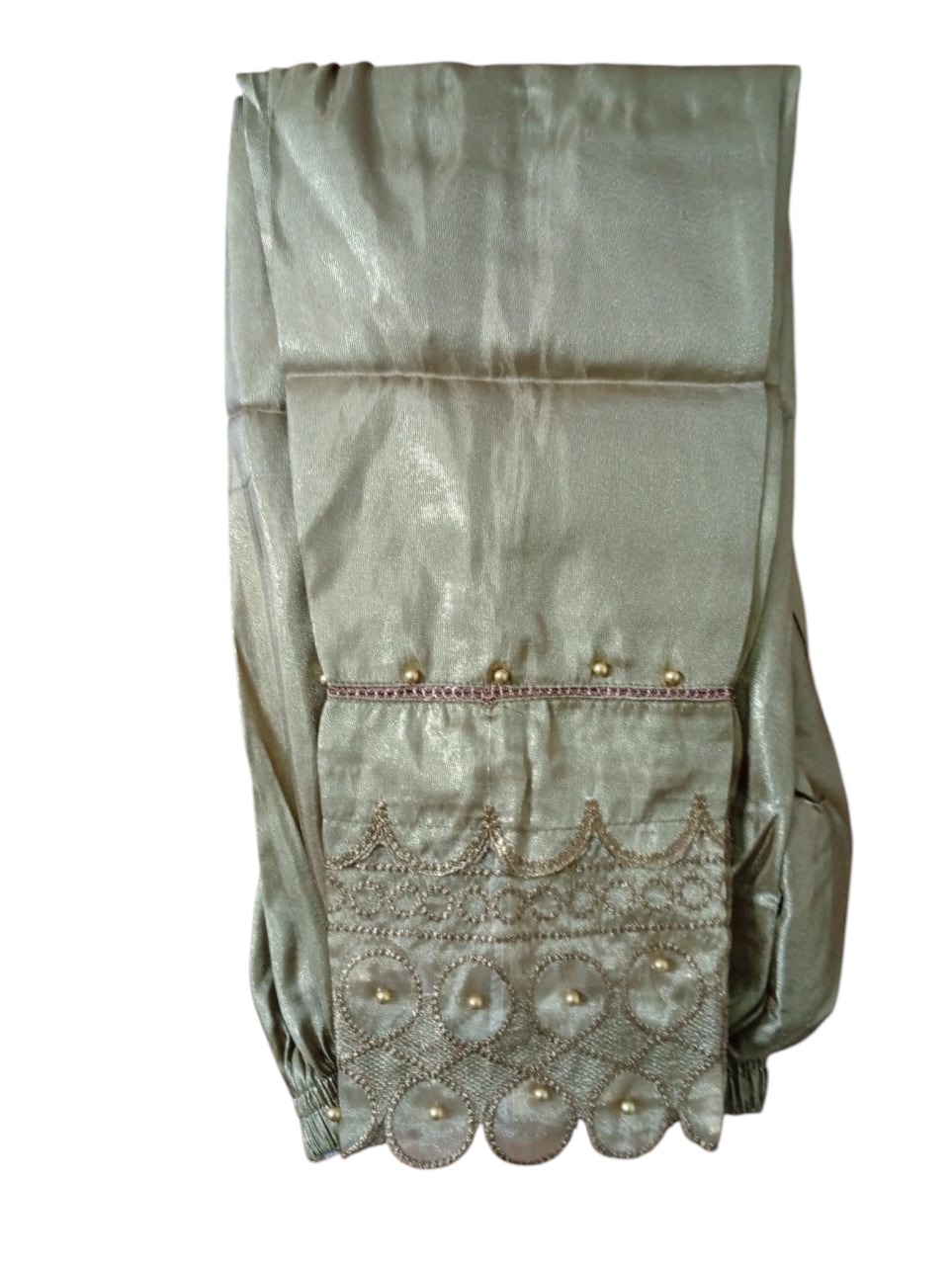Masoori Trouser: Jacquard Capris