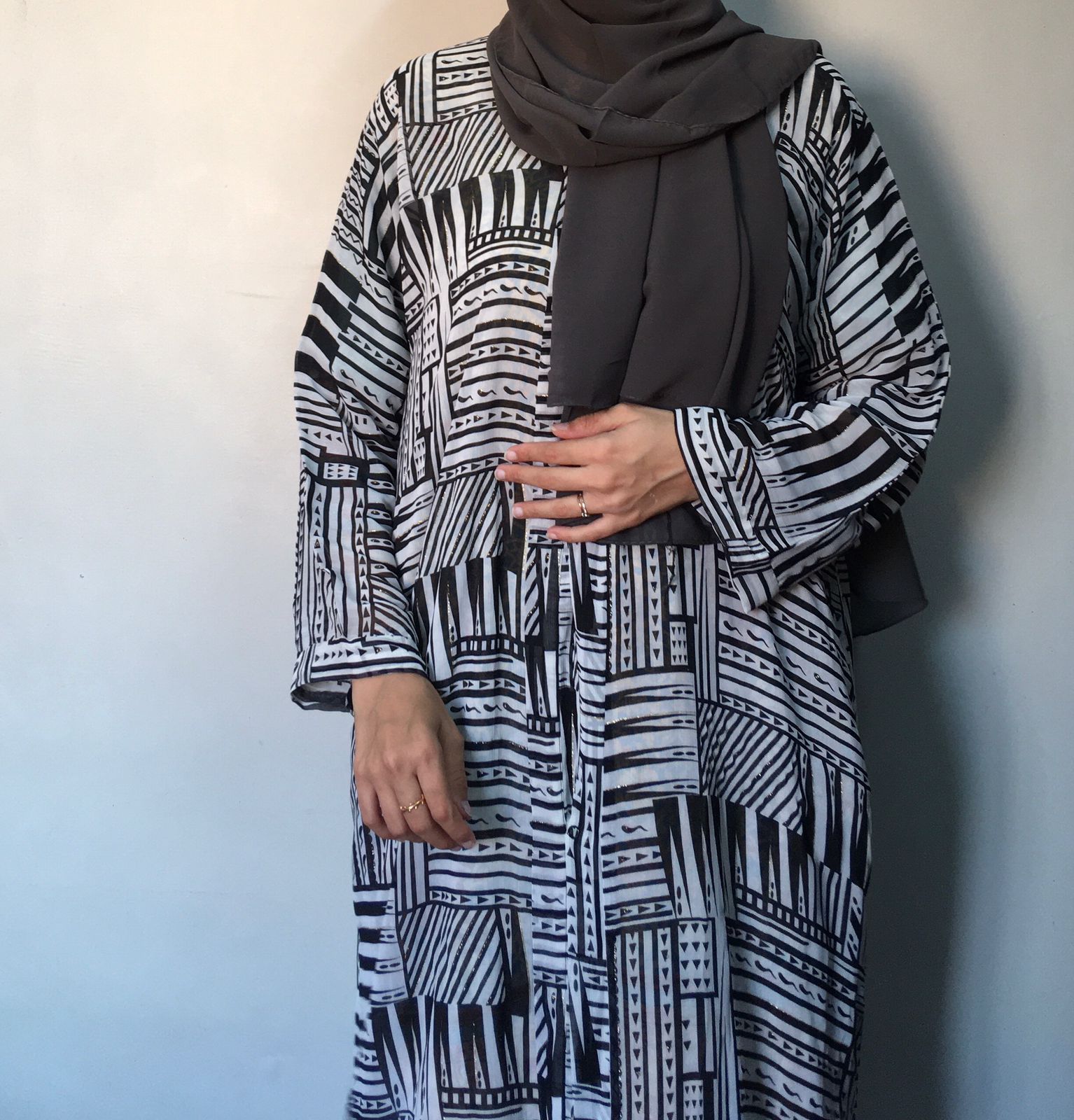 printed abaya styles