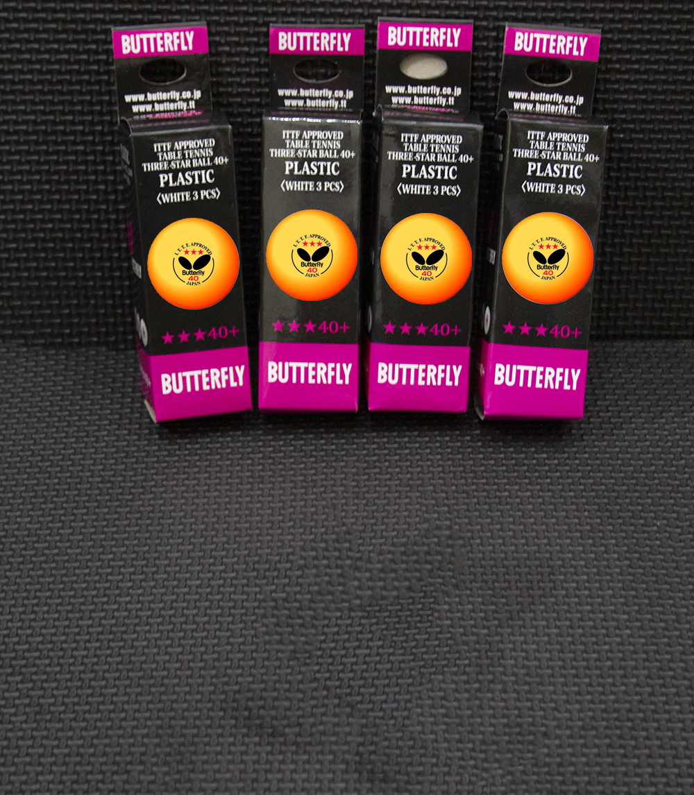 Table Tennis Ball, table tennis Pack of 3 - Yellow