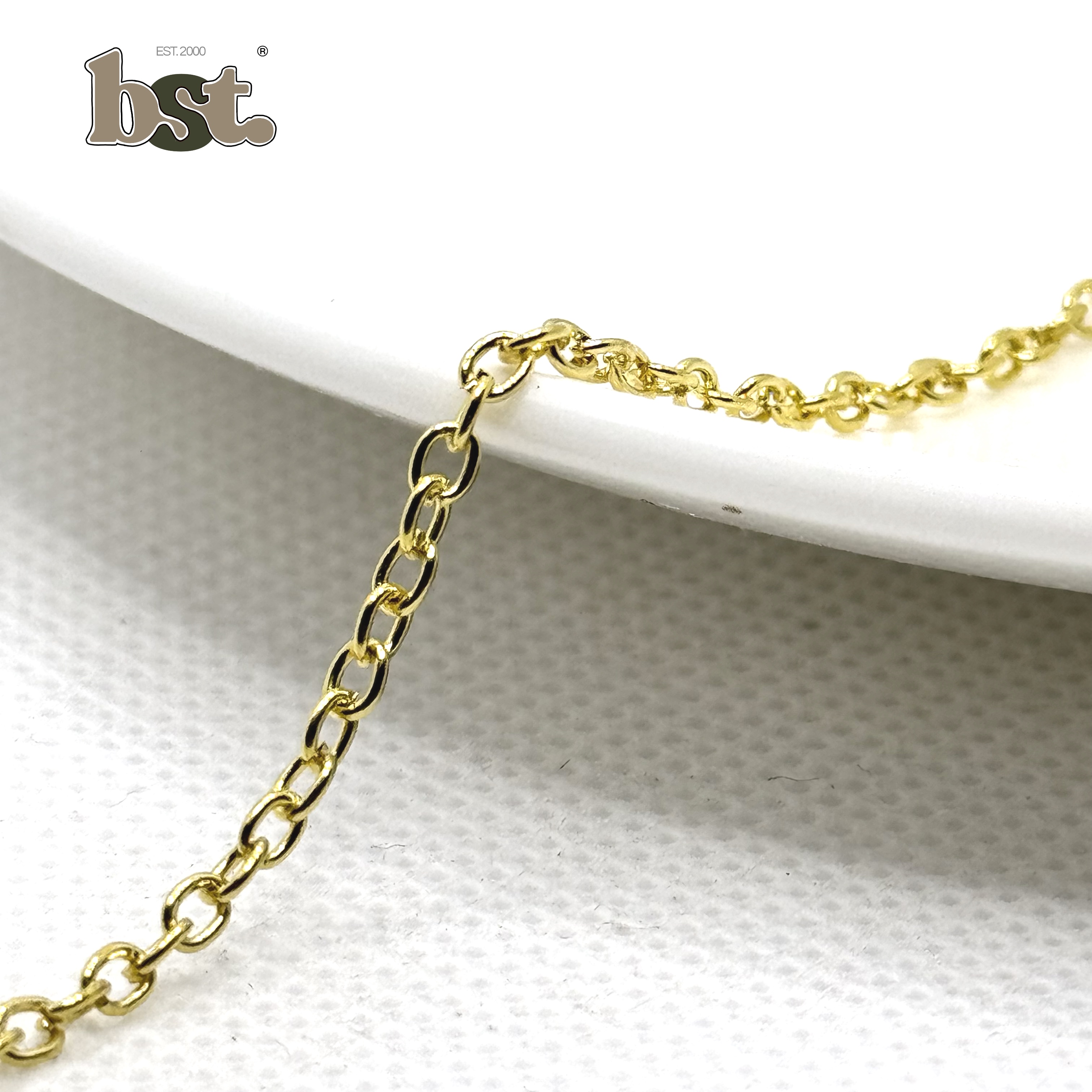 1m/5m/100m Chain 0.7mm Stainless Steel Golden Chain Silver Chain for Necklace Bracelet Jewelry Raw Material Beads by BST