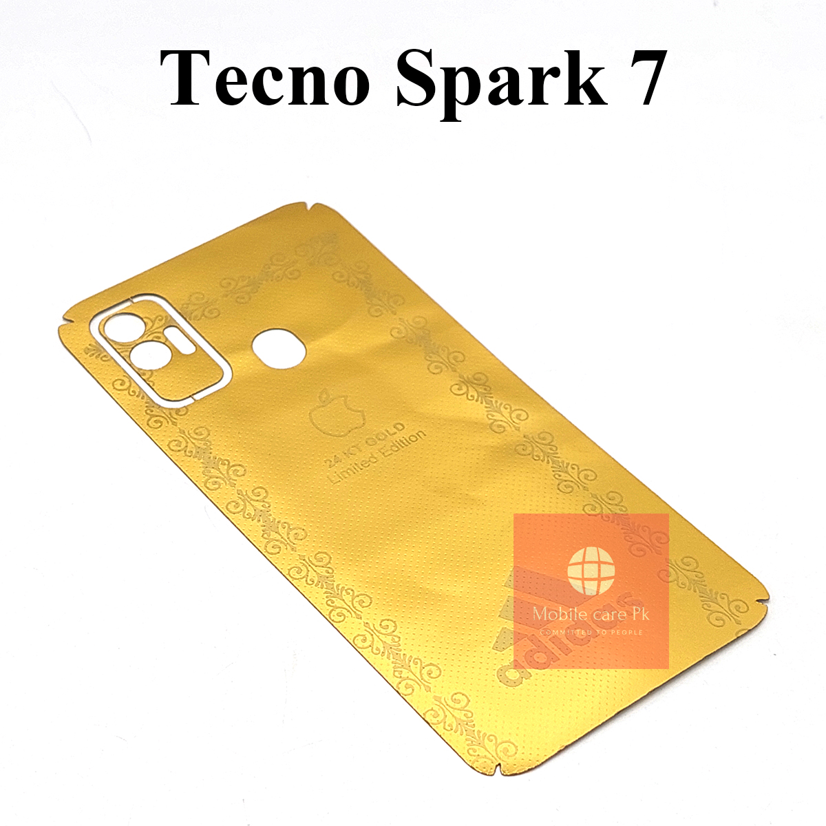 tecno spark 7 golden cover