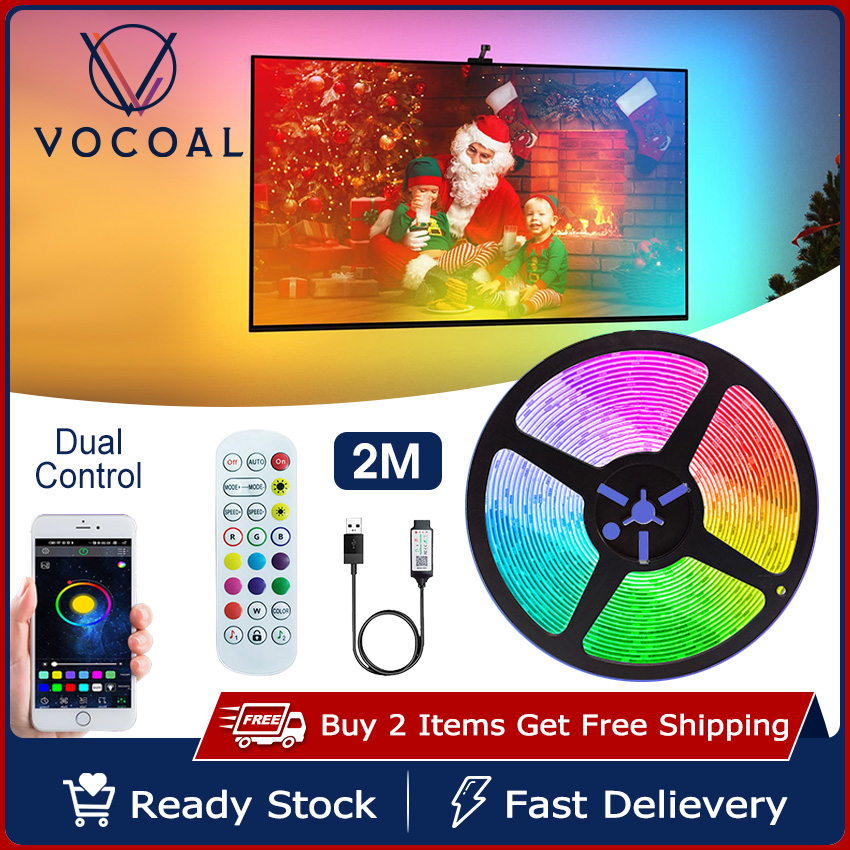 Vocoal LED Strip Lights RGB LED Lights String Lighting Flexible Strip
