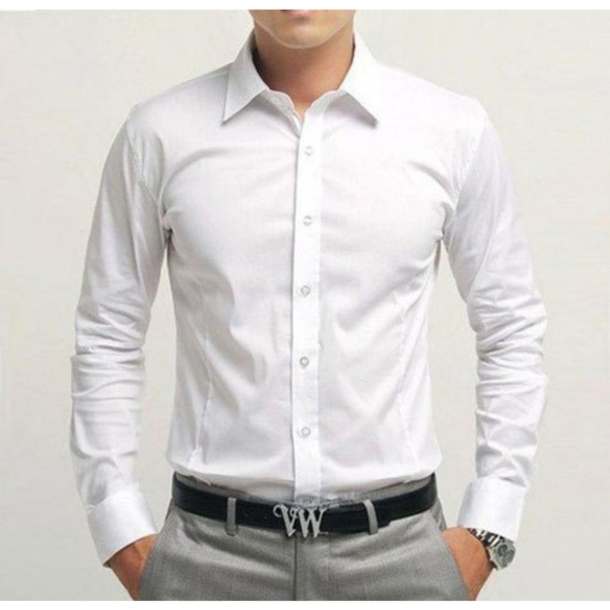 Formal dress shirt for men - White - Cotton  - | Pant Coat Shirt | - | FormaL Wear |