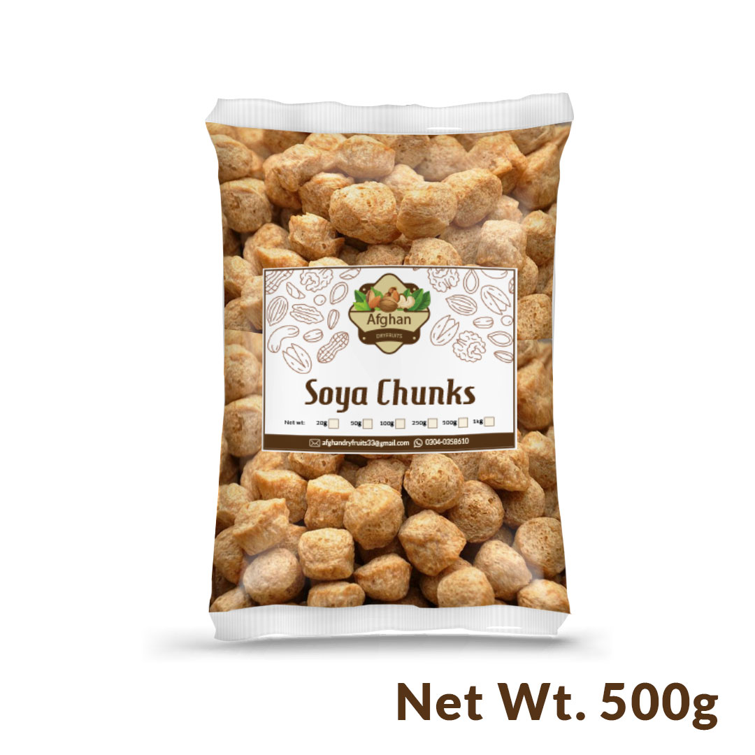 Soya Chunks Natural 500g - High In Protien
