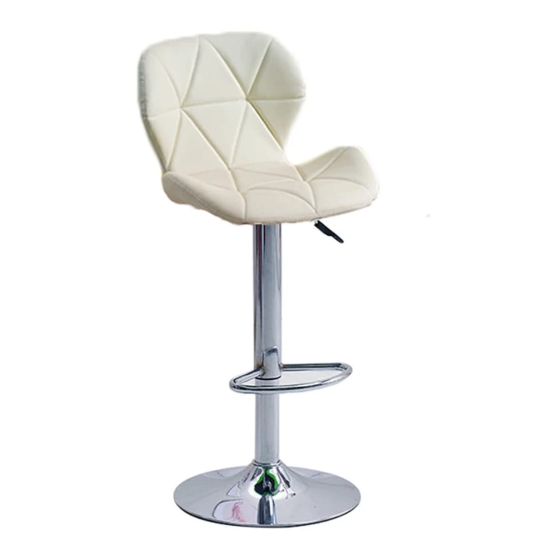 bar stool, luxury cushion butterfly shape bar stool, adjustable height kitchen dining stool with Padded seat and Metal frame, Comfortable high chair