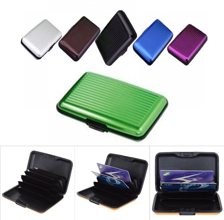 Aluminum Water Proof Resistant Card Protect Holder For Unisex Aluma wallet Mini slim card holder wallet for men