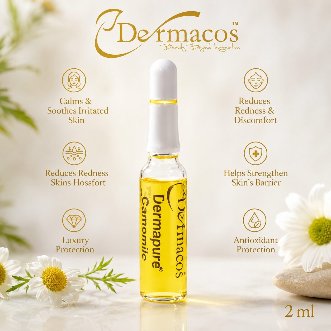 Dermapure Camomile Ampoule () | Skin Care Serum | 2ml