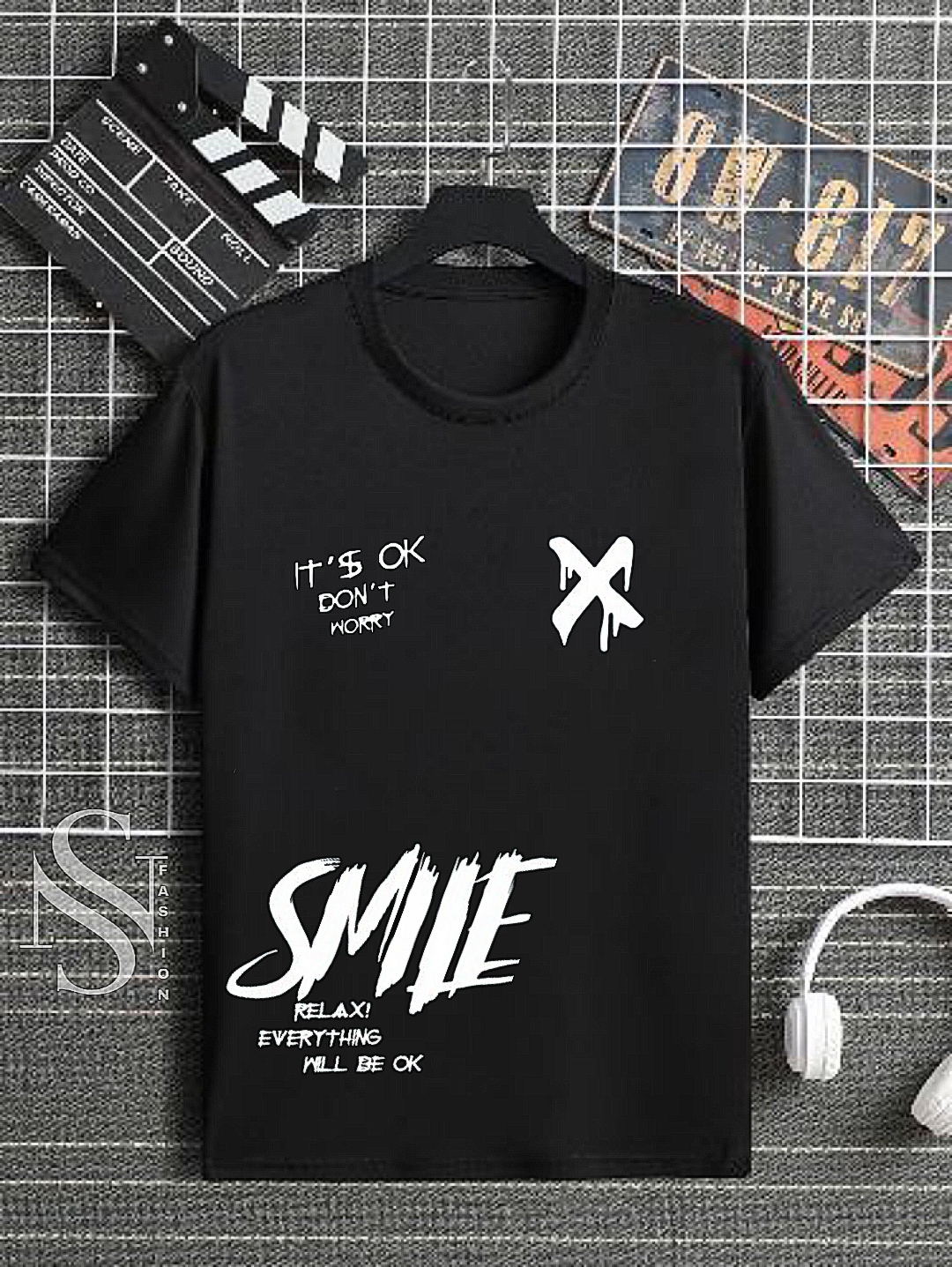 Smile X printed T shirts For Men/boys Summer Collection High Quality