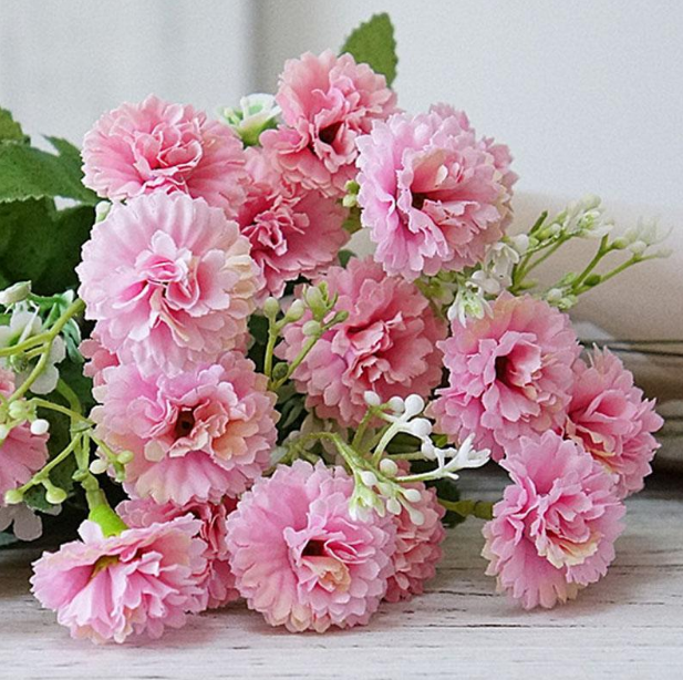 Artificial Lilac Silk Flowers Head Plant Bouquets Party Wedding Home Decor