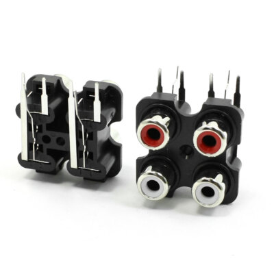 RCA Female Stereo Audio Jack Socket Connector