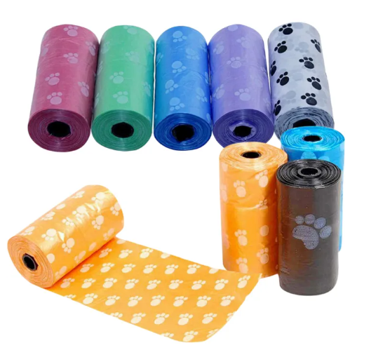 10/20/40 Rolls of Baby Diaper Diaper Disposal Bag Rubbish Bags Pet Dog Poo Waste Bag Rolls Garbage Pets Wastage Bags