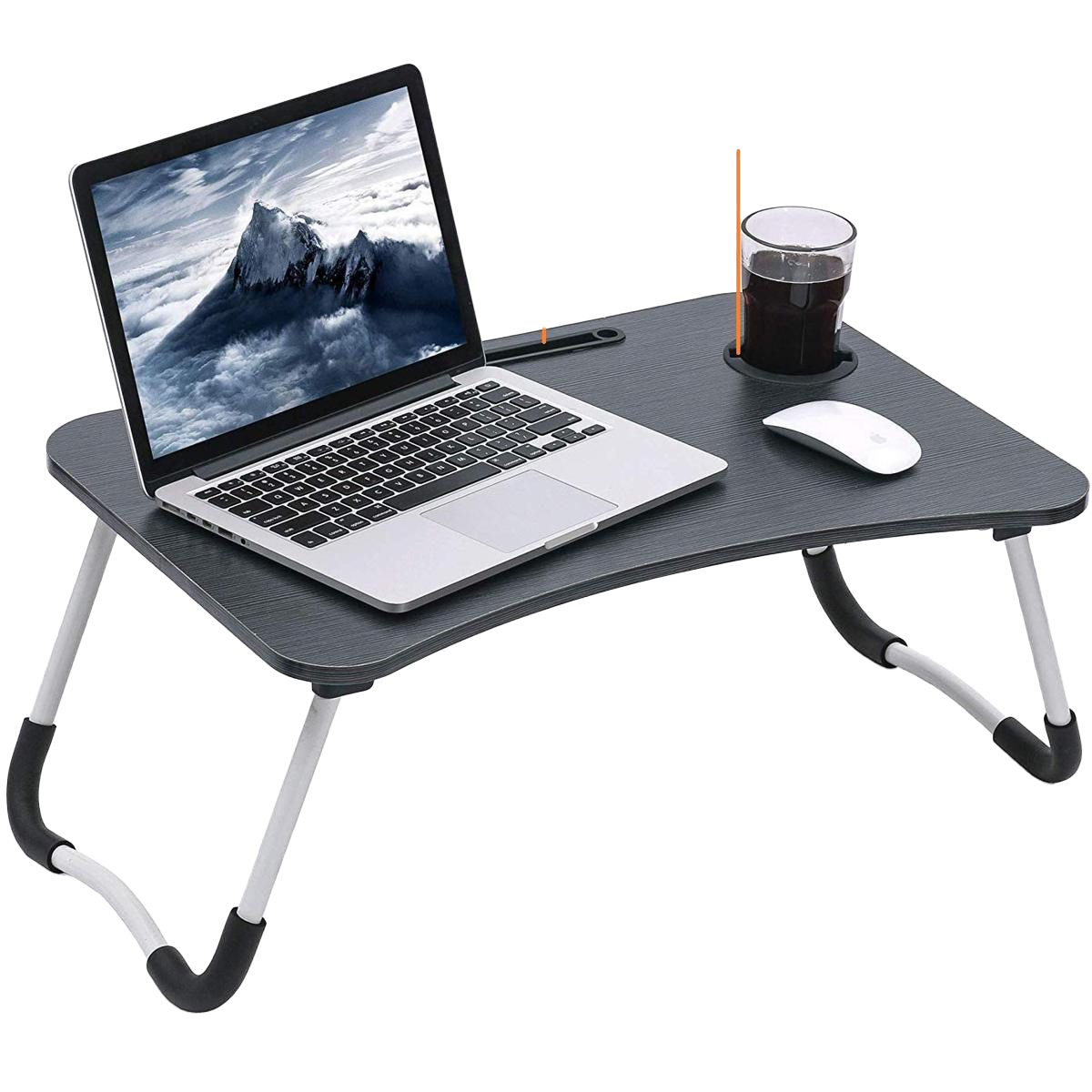 Children Study Table , laptop table , foldable wooden table, Dormitory Bed Laptop stand Book Reading Tray Cup slot Bed Table For Computer Notebooks, pen holder & Tablet holder, breakfast table, gaming table, bed table, cup holder, adjustable & multipupose
