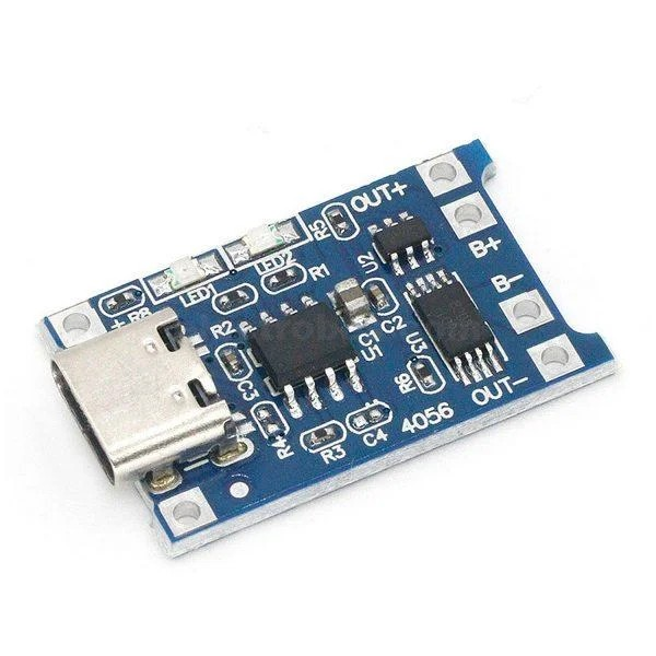 Lithium Battery Charger and Protection Module type C port/micro usb port for charging TP4056 03962A
