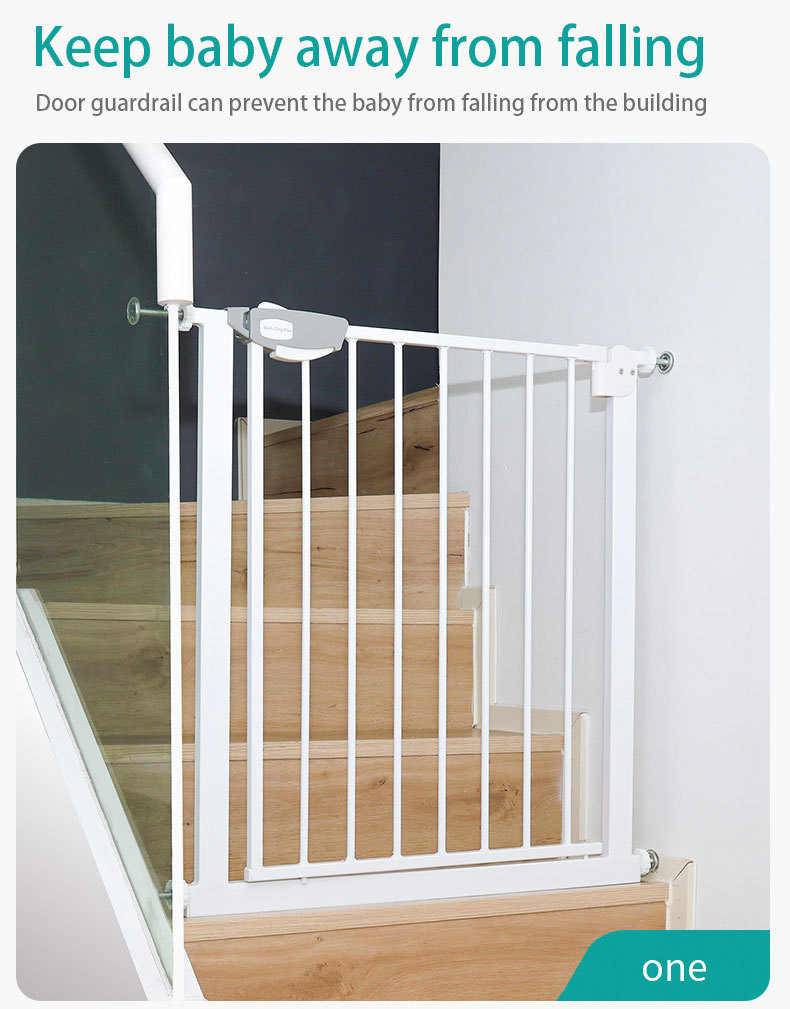 Kiddie Guard 3 Lock Baby Safety Gate 75Cm - 84Cm With Auto Lock For Babies Childrens &Amp; Kids