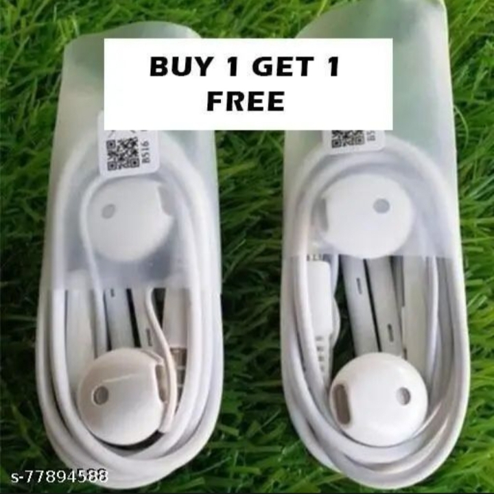 Pack Of 2 OPPO / VIVO Handsfree Good Quality Sound Handfree / Handsfree / Earphone / Headphones/ Headset for All Type of Mobiles & Laptops