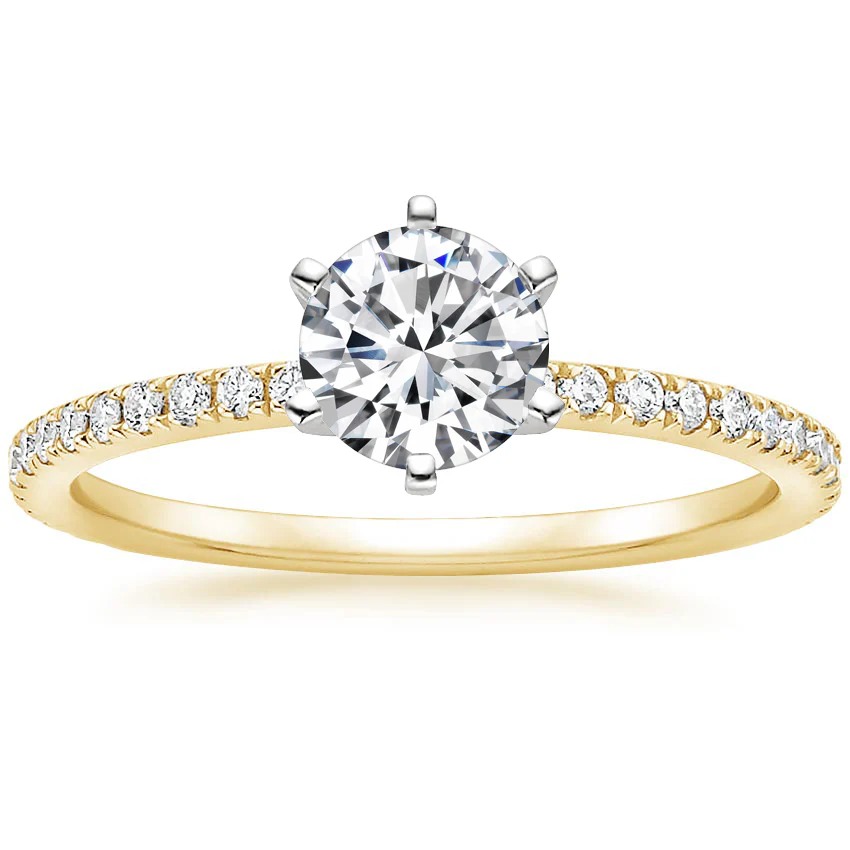 silver plated sterling Diamond Ring for Girls & women
