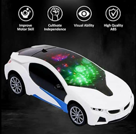 Rechargeable Remote Control High Speed 3D Famous Car With Lights And Left Right Turn Option