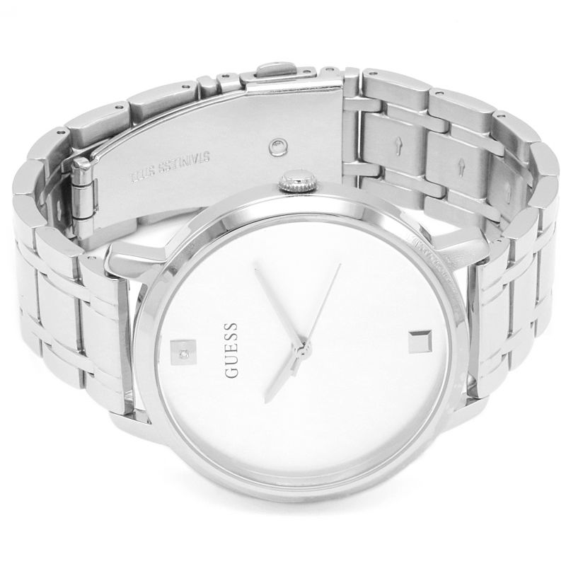 Guess Nova Silver Dial Silver Stainless Steel Watch For  display picture 1