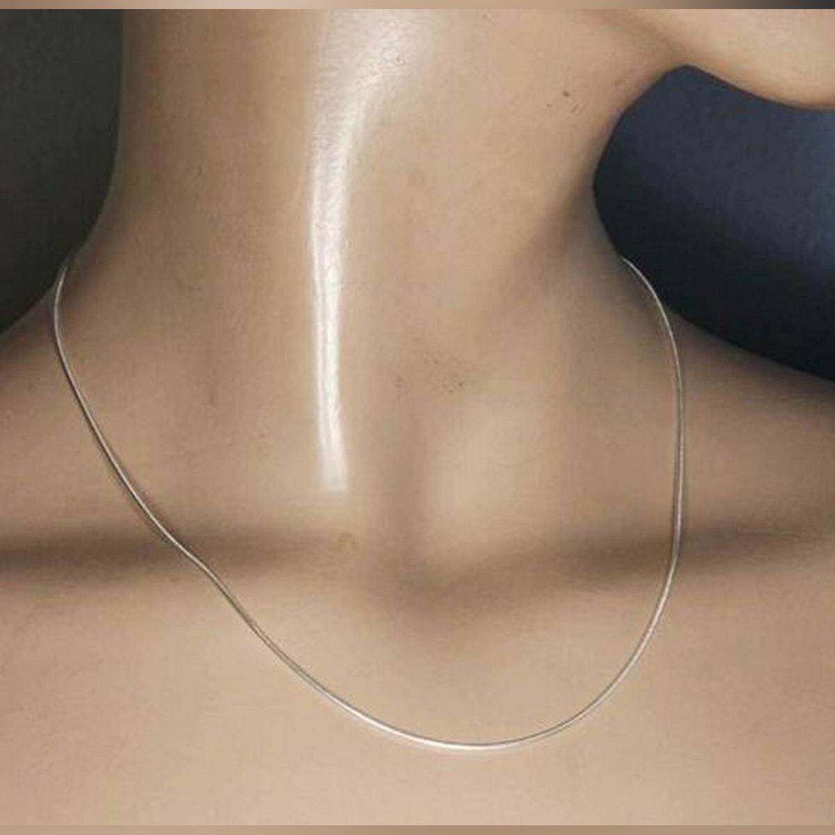 Stainless Steel Snake Chain Female Gold/Silver Fashion Necklaces For Women Girls Chokers Long Chains