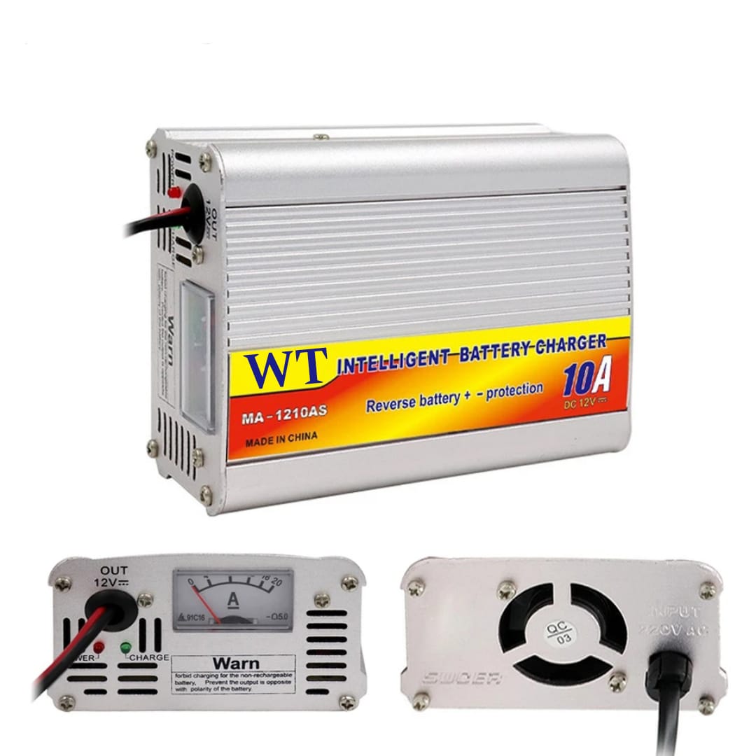 Car Battery Charger 220V to 12V Current 10A/20A/30AThree-Stage Lead-acid Battery Charger Short Circuit Protection
