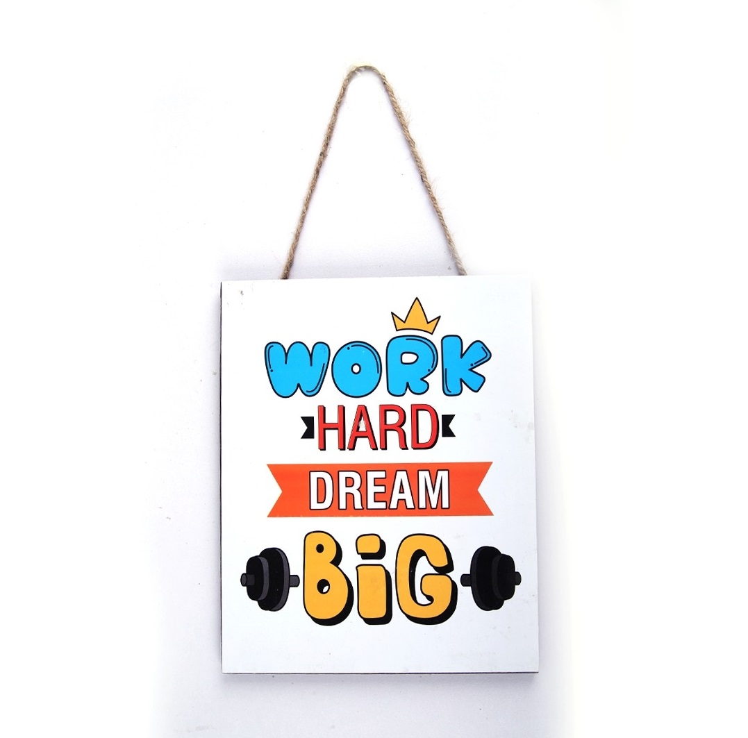 Home decoration beautiful wall step quotation hanging Wooden steps of