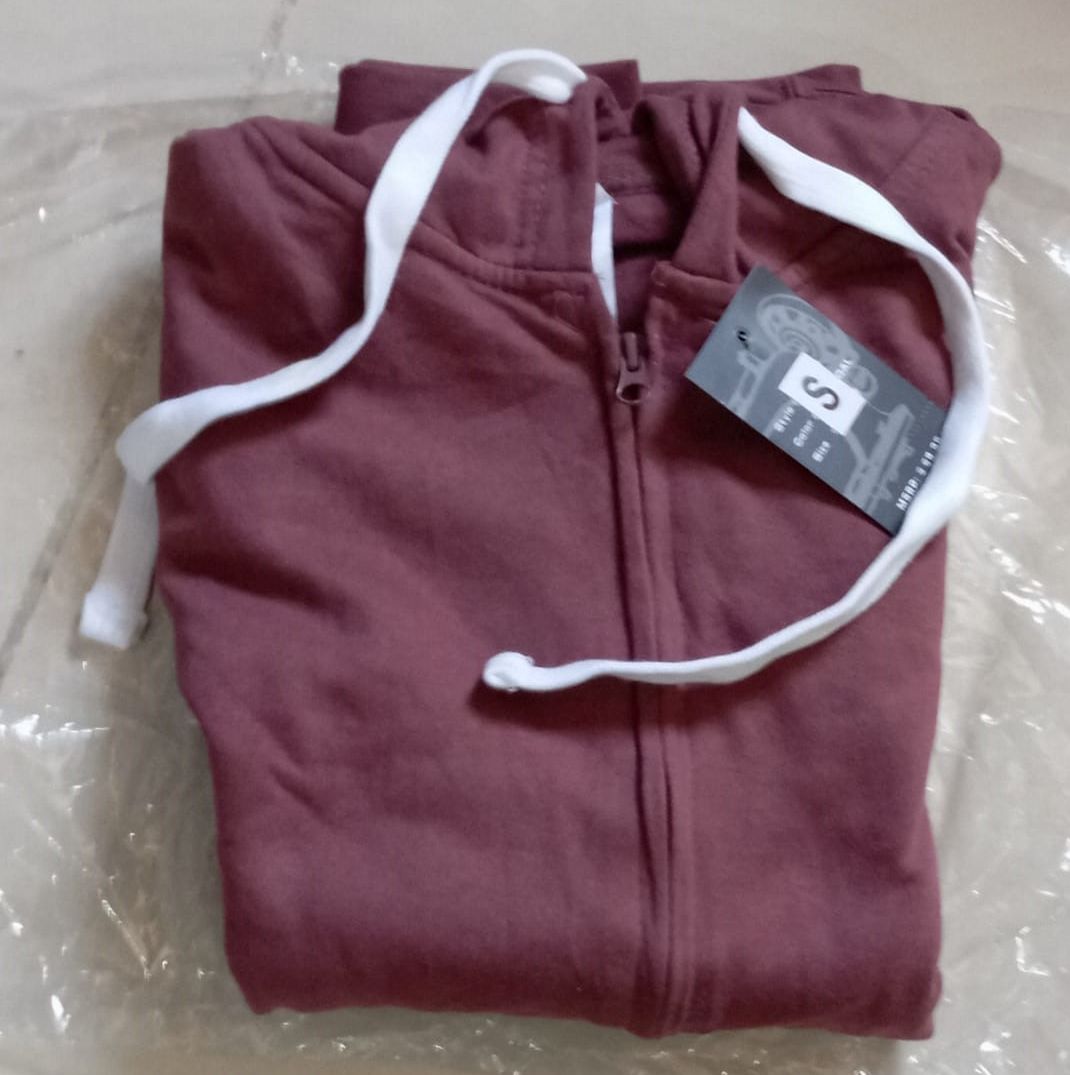 HashBack Plain Zipper Hoodie for Men & women