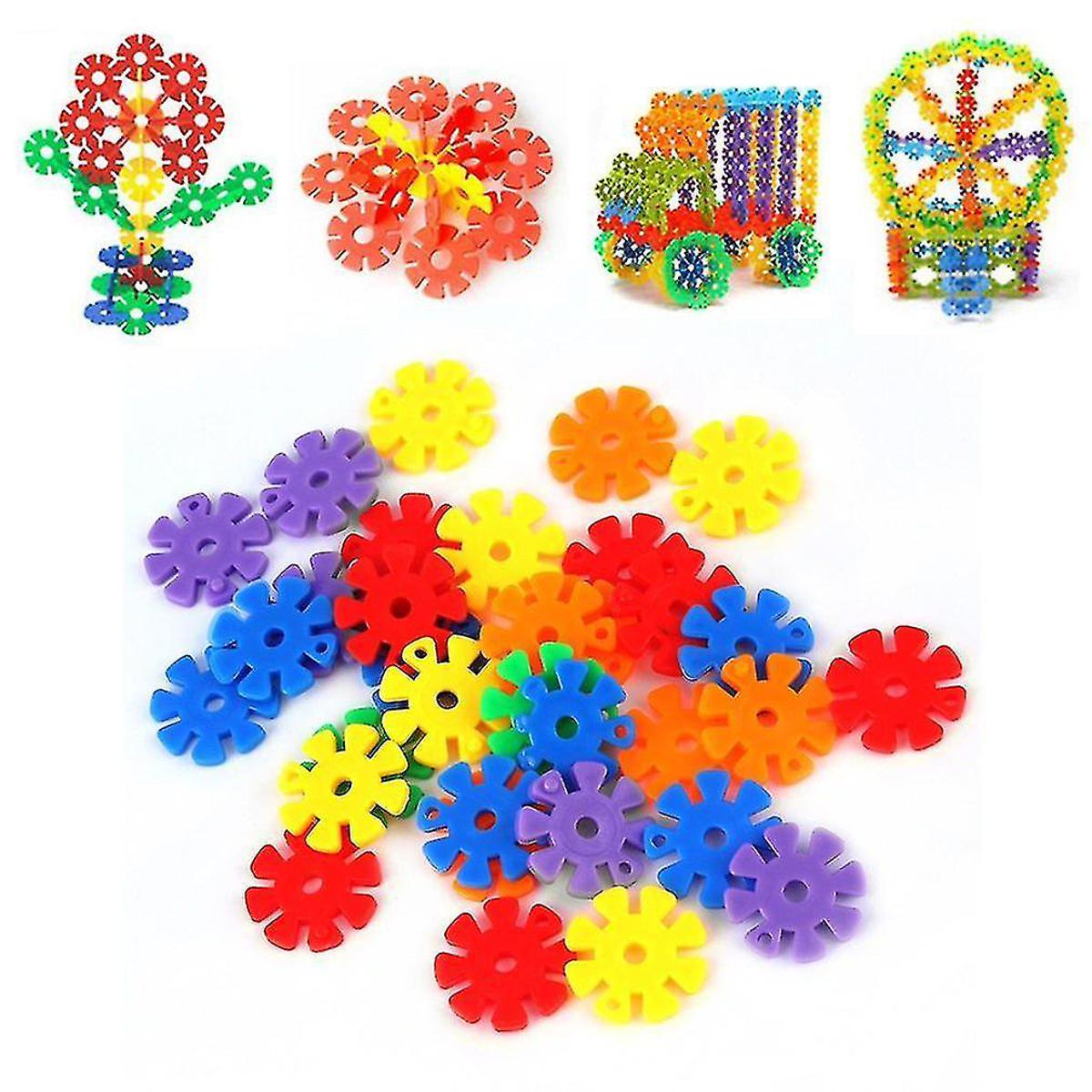Snowflake Building Blocks Pack of 72 Pcs Brain and Educational Toys for kids and Boys