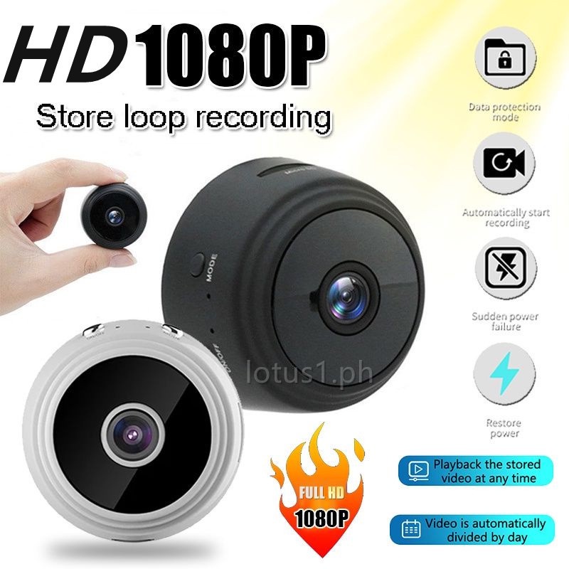 A9 Mini WiFi Camera – 1080P HD Wireless Smart Camera | Night Vision | Motion Detection | Magnetic Mini Camera